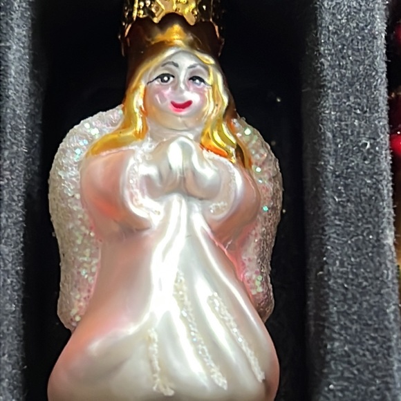 Hand crafted glass tiny Christmas ornament assortment - Picture 8 of 9